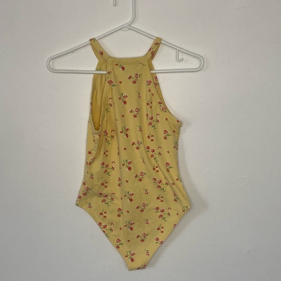 Forever21 - Yellow Cherri Tanktop Bodysuit - Small - Picture 3 of 3